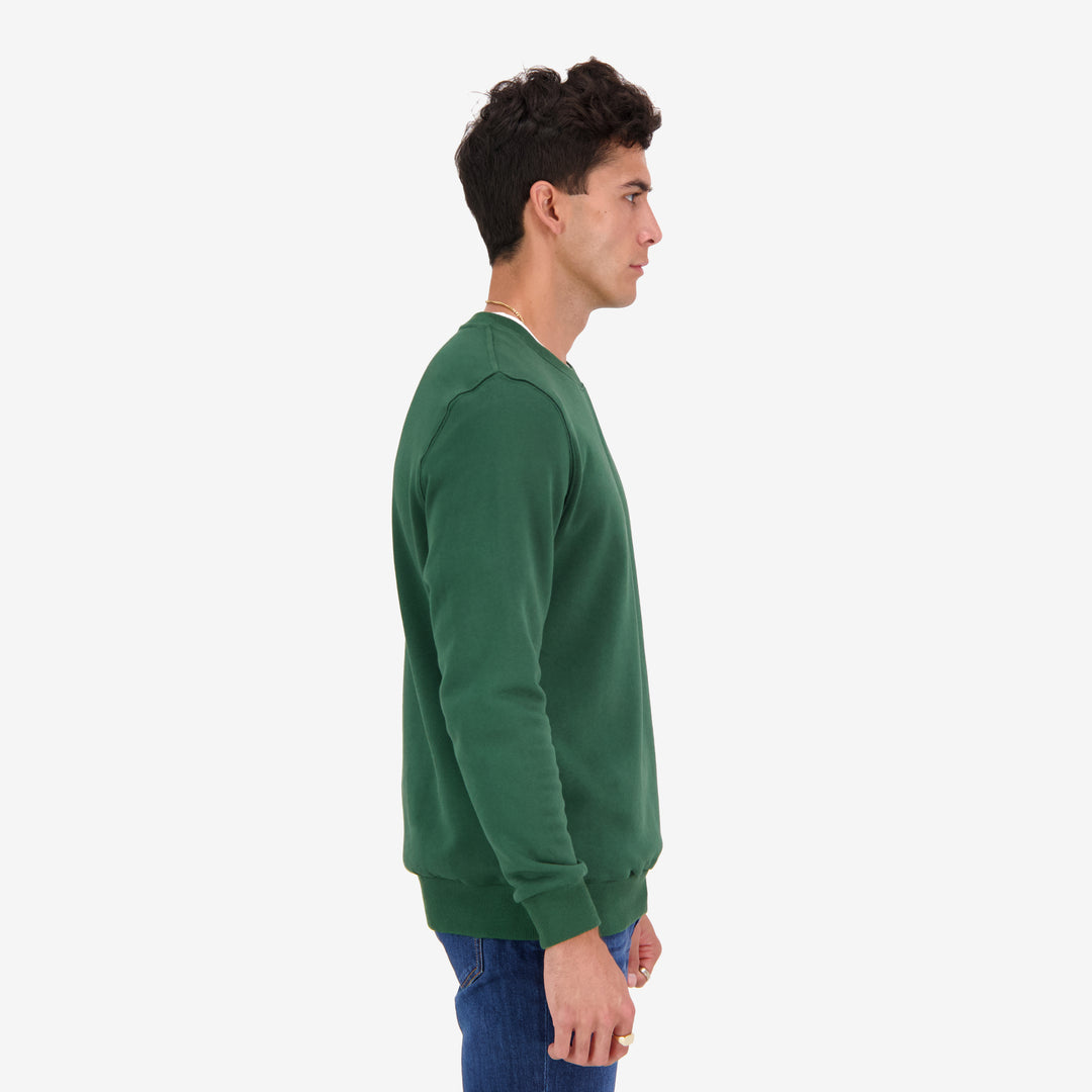 Men's Barney Crew - Bottle Green