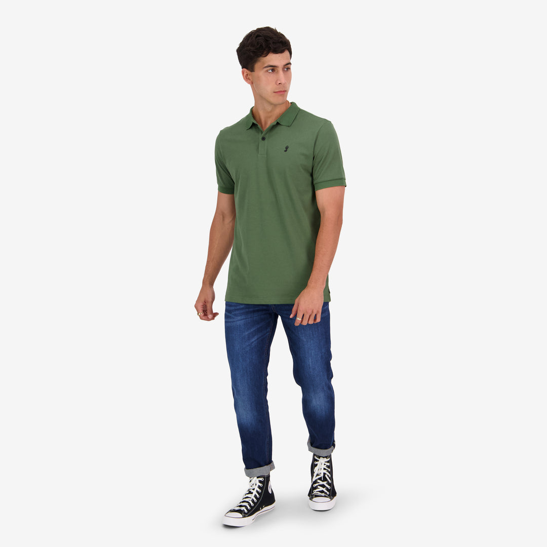 Men's Clubhouse Polo - Khaki Green