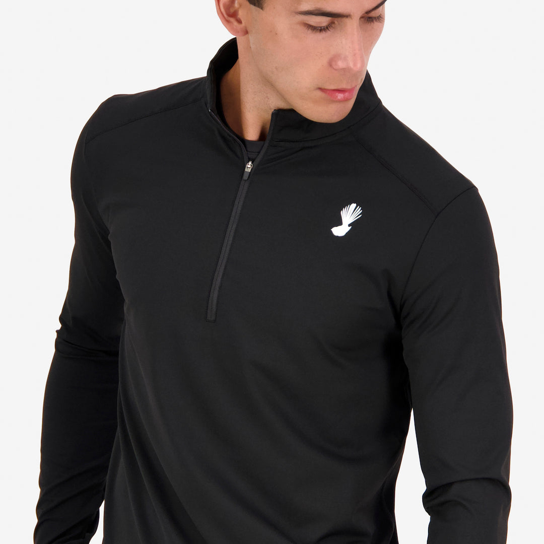 Men's Core 1/2 Zip Top - Black