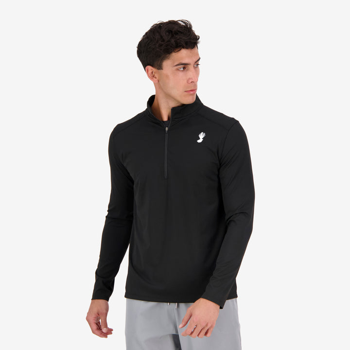 Men's Core 1/2 Zip Top - Black