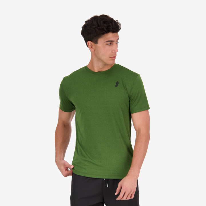 Men's Core T-shirt - Khaki Green Marle