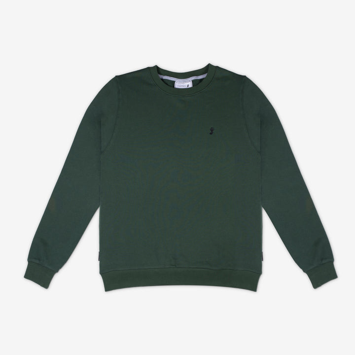 Men's Barney Crew - Bottle Green